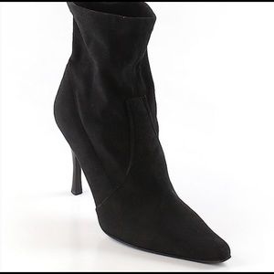 Donald J Pilner black suede pointed Bootie 8